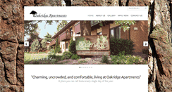Desktop Screenshot of oakridge-apartments.com